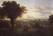 View of London from Greenwich John glover